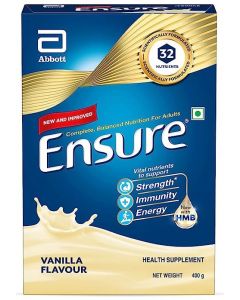 ENSURE HMB Vanilla 400g Nutrition Drink For Adults (400g, Vanilla Flavored)