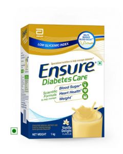 ENSURE Diabetes Care Vanilla 1 Kg Nutrition Drink For Adults (1 Kg, Vanilla Flavored, Box)