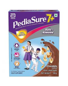 Pediasure 7+ Specialized Nutrition Drink Powder Chocolate Flavour 200 gm Refill Pack